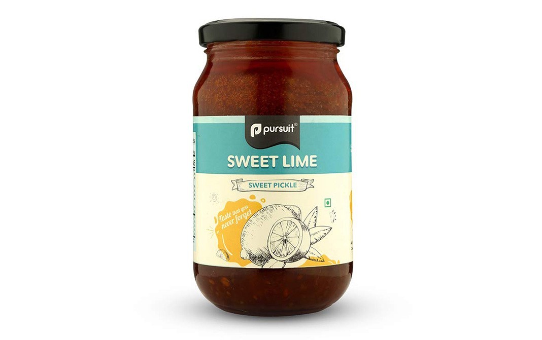 Pursuit Sweet Lime Pickle    Glass Jar  450 grams